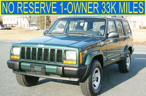 No reserve 1 owner 4x4 33k must see rust free sport xj classic limited 00 99 98