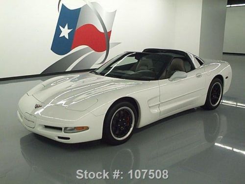 2004 chevy corvette auto targa top roof bose hud 61k mi texas direct auto