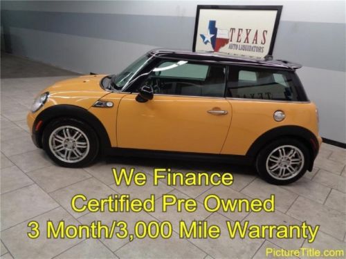 07 cooper s supercharged 6 speed manual certified warranty we finance texas
