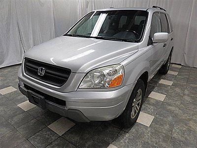 2004 honda pilot ex-l awd 121k leather 6cd 3rd row