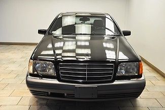 1996 black 1996 mercedes-benz s320 low miles ext warranty!