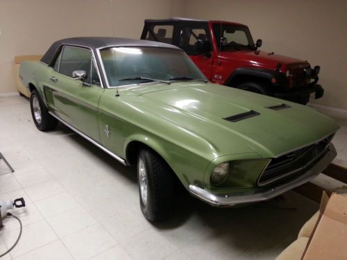 1968 ford mustang base coupe 2-door 289 v8