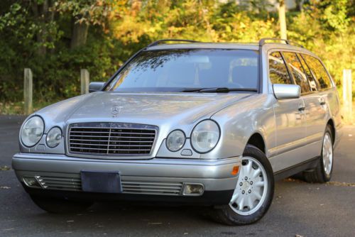 1999 mercedes benz e320 wagon 3rd row seat 4matic awd carfax serviced