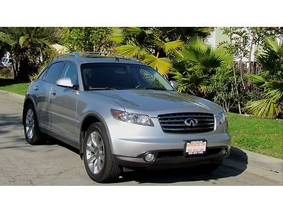 2005 infiniti fx 35 sport package/navigation/dvd player one owner
