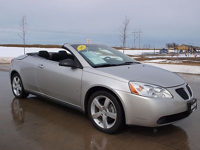 2007 pontiac g6 gt hardtop convertible / heated leather / 3.9 v6 / low miles