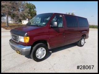 V8 econoline e350 xlt wagon 12 person seating passenger van - we finance!