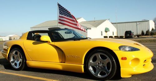 2001 dodge viper rt10, yellow, garage kept!, 2 owners!