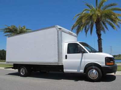 Gmc 3500 box truck -- 16ft box with load ramp-auto trans-and ice cold a/c !!