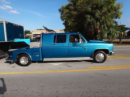 1989 chevy silverado crew cab fifth wheel big block mint truck rare low reserve