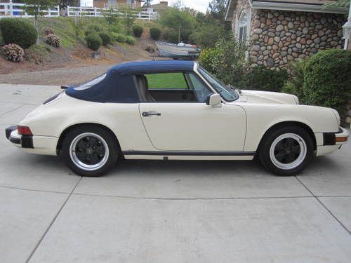 1986 porsche 911 cabriolet--low mileage/all original paint