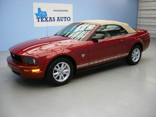 We finance!!! 2009 ford mustang convertible automatic v6 a/c rspoiler cd 19k mi