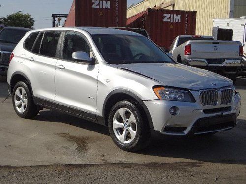 2012 bmw x3 awd salvage repairable rebuilder only 9k miles runs!!!