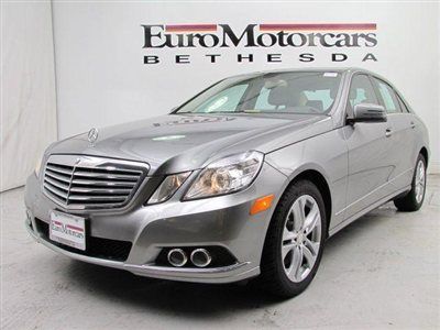 Certified cpo gray silver financing navigation leather luxury awd e class used
