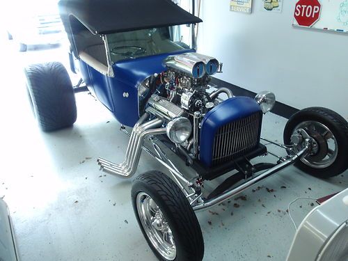 1923 ford t bucket 350ci tci turbo 350 transmisson excellent shape blue