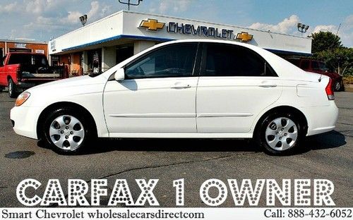 2008 kia spectra lx automatic carfax certified 1 owner no accidents clean car