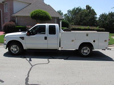 09 f350 superduty utility bed 6.8l v10 extended cab automatic