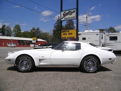 1977 chevrolet corvette targa automatic coupe low miles a/c v8 rally wheels wow!