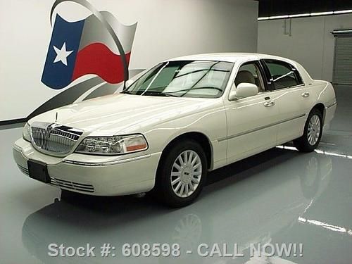 2005 lincoln town car signature 6-pass leather only 44k texas direct auto