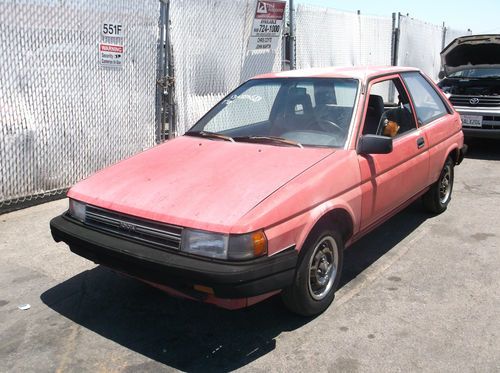 1988 toyota tercel, no reserve