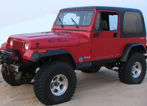Low mileage rust-free 1991 jeep wrangler yj -- upgraded to rubicon level