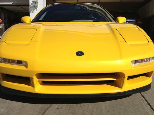 1999 acura nsx t spa yellow 9000 miles collector car comptech