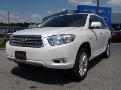 One owner local trade 2010 toyota highlander 4x4 limited hybrid electric suv