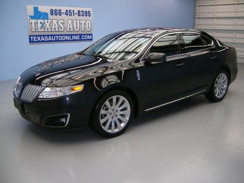We finance!!!  2011 lincoln mks pano roof heated leather nav sync sat texas auto