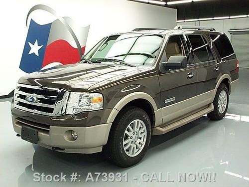 2008 ford expedition eddie bauer 4x4 8-pass leather 50k texas direct auto