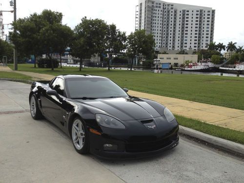 2006 chevrolet corvette z51 6 speed 6.0l 2lt black on black