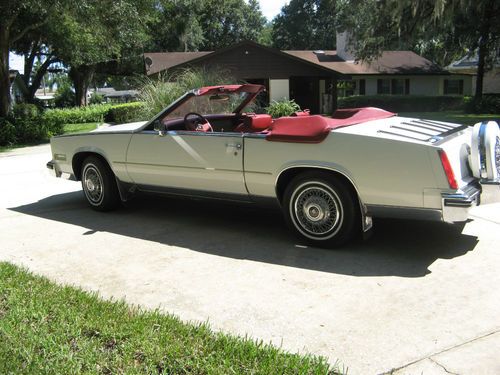 1985 cadillac eldorado biarritz convertible excellent 100% oem original cond