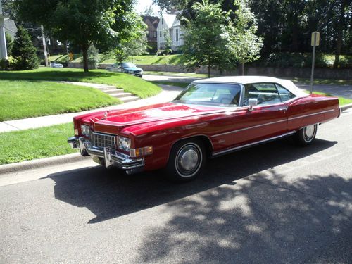 1973 cadillac eldorado base convertible 2-door 8.2l