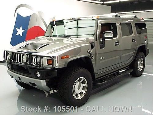 2008 hummer h2 lux 4x4 sunroof rear cam dvd htd seats texas direct auto
