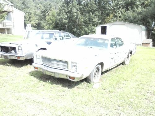 1978 plymouth fury base hardtop 2-door 5.9l