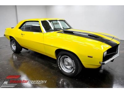 69 chevrolet camaro 350 v8 automatic pb console dual exhaust front disc brakes