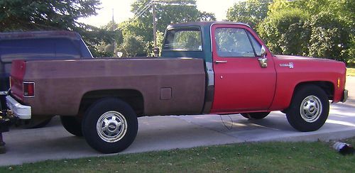 1979 79 chevrolet chevy c-10 pickup long bed fleetside 2wd automatic