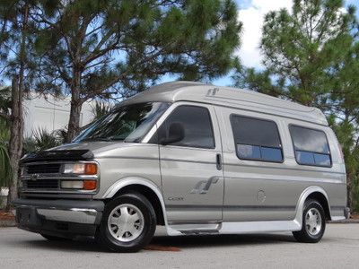 2000 chevy express conversion van * no reserve * low miles florida rust free