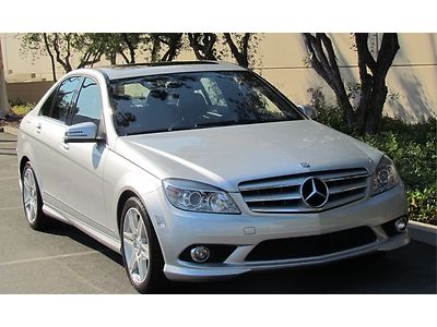 2010 mercedes-benz c300 sport/amg package/navigation clean one owner low miles