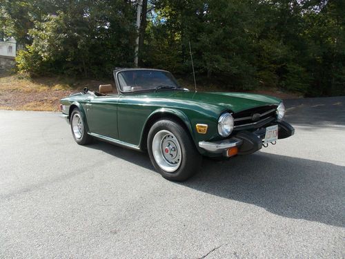 1976 triumph tr-6. same owner past 20 years. unrestored driver