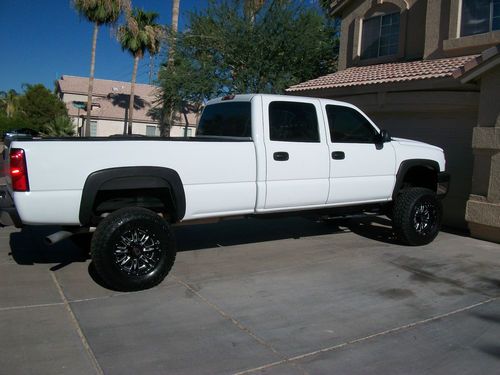 2006 chevy silverado 2500 hd 4x4 lifted crew cab long bed