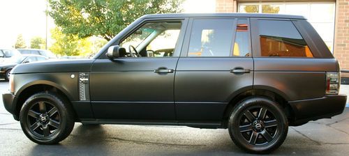 03 range rover hse,matte black,very clean,blacked out rims,smoked led taillights