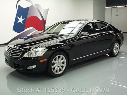 2007 mercedes-benz s550 sunroof nav climate leather 63k texas direct auto