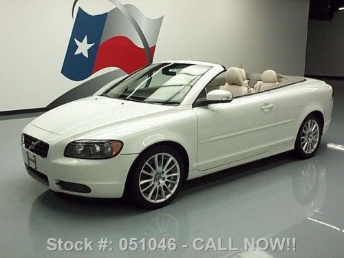 2008 volvo c70 t5 convertible hard top leather only 69k texas direct auto