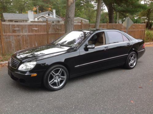 2006 mercedes benz s500 4matic awd amg wheels navi loaded like new no reserve!!!