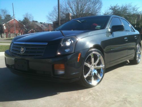 2005 cadillac cts base sedan 4-door 3.6l 20inch chrome vogue wheels