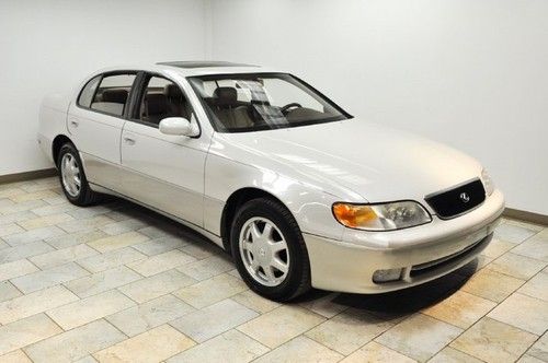 1995 lexus gs300 white/tan only 45k one of kind ext warranty