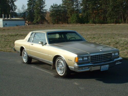 1981 chevrolet caprice 2dr.  very exceptional throughout! 50,563 actual miles