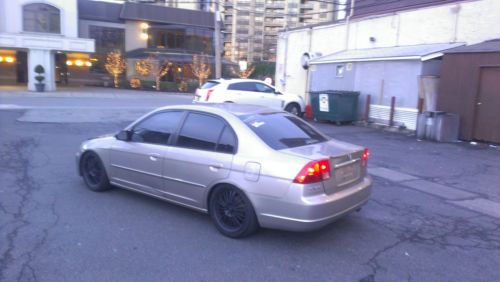 2002 lowered honda civic 5 speed lx sedan 4-door 1.7l