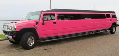 2008 pink h2 hummer limousine