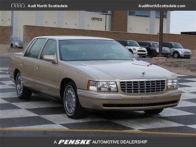 98 cadillac deville gold firemist leather 77k miles clean car fax