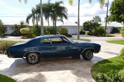 1970 chevelle ss396 350hp &#034;chevelle ss396 registry confirmed&#034;